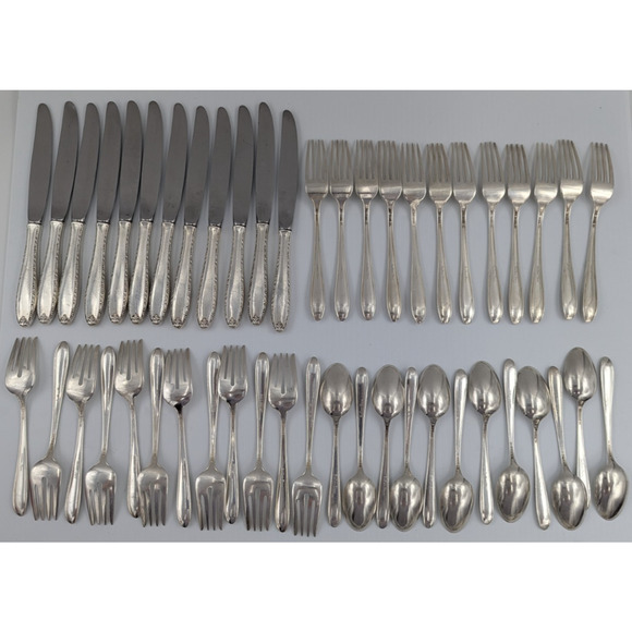 Alvin Southern Charm Sterling Silver 4 Pc Place Setting No Monogram - Picture 10 of 10